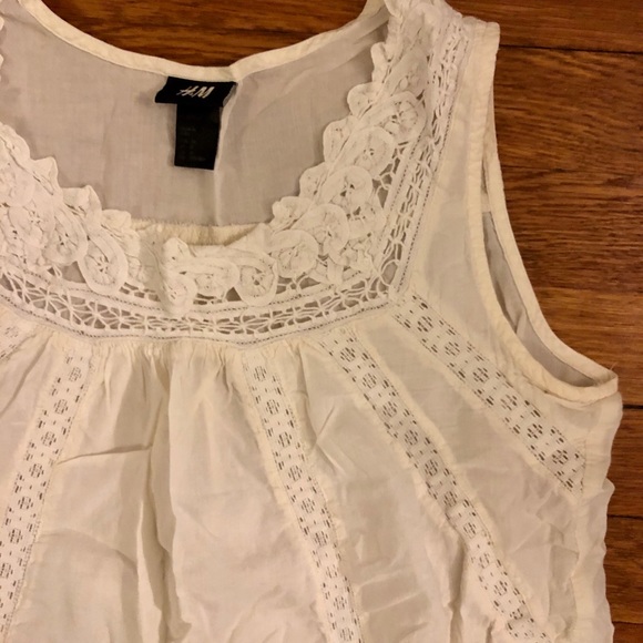 H&M Crochet Detail Tank - Picture 2 of 2